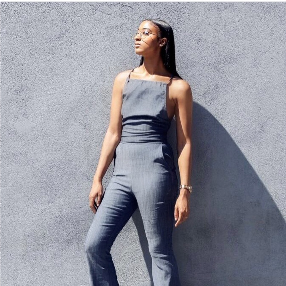 TOBI Denim Jumpsuit